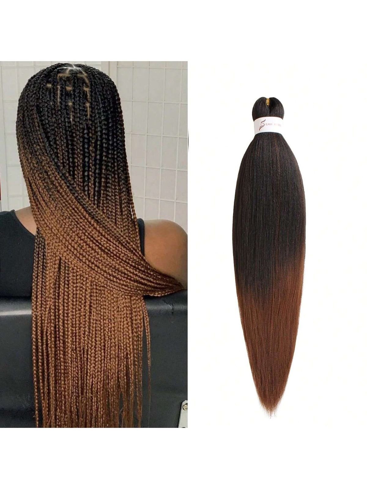 Pre-stretched synthetic extensions